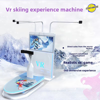 Simulateur de réalité virtuelle pour la remise en forme en intérieur, machine de jeu vidéo de réalité virtuelle avec plateforme de surf, de gym et de vol pour les voyages en avion, en métal