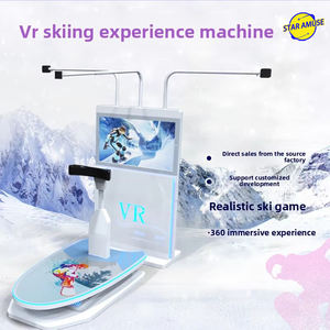 เครื่องจำลอง VR สำหรับออกกำลังกายในร่ม เกมวิดีโอเสมือนจริง พร้อมแท่นลอยฟ้าสำหรับเล่นกีฬาในสนามกีฬา สนามบิน และการเดินทาง ทำจากโลหะ - Product Image 5