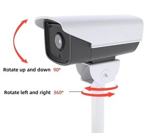Support mural pour caméra CCTV en alliage d'aluminium pour extérieur avec gestion des câbles dissimulée, boîte de jonction étanche IP67 - Product Image 5
