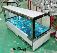 8 Casseroles Commercial Food Warmer Display Showcase Bain Marie électrique à vendre Buffet Display