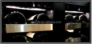 VI46-2D Smart Household Wine and Beverage Cooler con 100L Modern Simple French Door Compressor frigorifero per vino <span class=keywords><strong>e</strong></span> bevande - Product Image 6