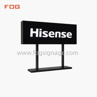 Enseigne lumineuse LED de bureau personnalisée avec logo, boîte à lumière 3D en acrylique, présentoir de comptoir pour magasin de détail de marque