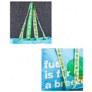 กระเป๋าผ้าแคนวาสปักอักษรย่อสั่งทำพิเศษ Imaiwill MG 1353 ของขวัญเพื่อนเจ้าสาวสำหรับไปเที่ยวทะเล ช้อปปิ้งในจีน - Product Image 5