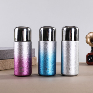 Custom Luxury Titanium Coated Thermos High Appearance Mini Pocket <b>Cup</b> Portable Business Gift For Men Women Daily Use - Product Image 1