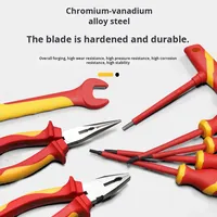 EXPLOIT VDE certifié 1000V ensemble d'outils à main isolés nouvelle énergie entretien des véhicules électriques GS kits d'outils électriques étui