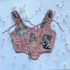 Corsé Sencillo y Delicado para Niña, Estilo Sirena, Y2K, Moldeador de Cuerpo - Product Image 5