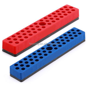 1/4 "ensemble de porte-embouts magnétiques 43 pièces trou, organisateur d'embouts avec magnétique fort, organisateur d'embouts magnétiques - Product Image 1