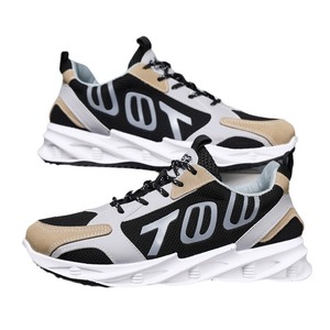 Calzature da Allenamento Quotidiano di Lusso per Uomo con Logo Personalizzato, Traspiranti in Rete Leggera, Struttura Stabile Antiscivolo e Resistente all'Usura - Product Image 1