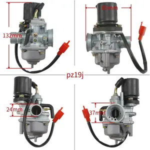 Nouveau carburateur de moto en aluminium Woyun PrecisionPZ19J, pièces de <span class=keywords><strong>scooter</strong></span> et de VTT <span class=keywords><strong>à</strong></span> faible consommation de carburant, <span class=keywords><strong>50cc</strong></span>/70cc/90cc <span class=keywords><strong>Yamaha</strong></span> JOG50/JOG90 - Product Image 2