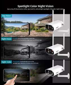 <span class=keywords><strong>Sricam</strong></span>-cámara CCTV para exteriores, sistema de seguridad HD de 4MP, Ipsy, 5G, Wifi, tipo bala, SH037, novedad de 2022 - Product Image 6