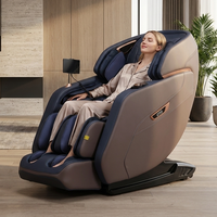 Zhouqi Fortschrittlicher 3D-Massagesessel Ganzkörper Zero Gravity KI-Sprachsteuerung Kabelloses Laden Luxus-Heimmodell