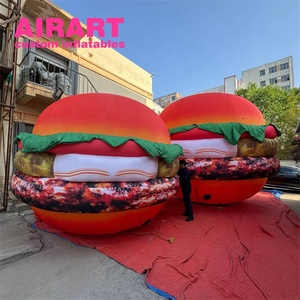 Burger <span class=keywords><strong>place</strong></span> décoration hamburgers gonflables, hamburger <span class=keywords><strong>gonflable</strong></span> géant pour la publicité - Product Image 6