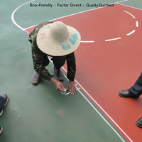 Revêtement pulvérisé pour piste d'athlétisme en EPDM, épaisseur standard 13 mm, fourniture directe usine pour projets scolaires au Canada