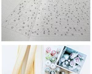 Kit de Pintura al Óleo por Números Personalizado al por Mayor para Adultos, Pintura Decorativa 5D DIY para Pared - Product Image 6
