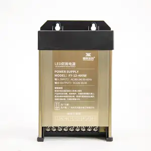 Highly efficiency 82% 12V 33.3A 400W rainproof power supply