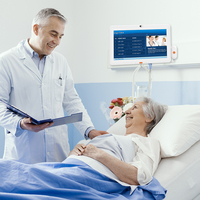 Tablette médicale hospitalière |   Tablette PC de santé étanche à l'eau et à la poussière |   Prise en charge du scanner EMR/de codes-barres