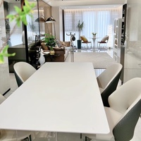 WESOME Factory Acryl Tisch möbel Sinter steinplatte Esstisch Großhandel Commercial Diner Desk