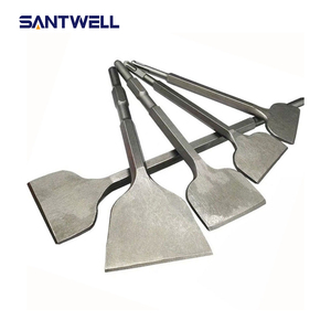 Cincel de vástago hexagonal 40Cr de punta plana y ángulo amplio para romper azulejos, mampostería, hormigón y paredes de ladrillo - Product Image 2