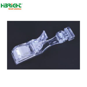 Soporte de plástico Pop Soporte de plástico para precios de carteles Clip de plástico transparente Pop para promoción de supermercado - Product Image 4