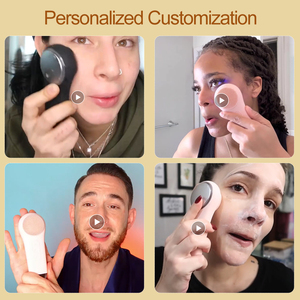 Spazzola per la pulizia del viso in <span class=keywords><strong>Silicone</strong></span> spazzola per la pelle che stringe la bellezza del viso con impacco caldo freddo Szczotka Do Oczyszczania Twarzy - Product Image 3