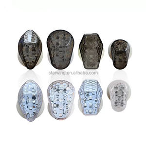 Feux clignotants latéraux jaunes STAR WING à 15 <span class=keywords><strong>LED</strong></span>: idéaux pour les mises à niveau des motos Kawasaki, <span class=keywords><strong>Suzuki</strong></span>, Honda et Yamaha - Product Image 1