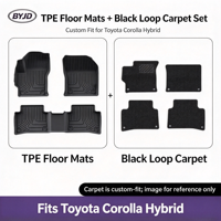 Tapis de sol de voiture en TPE écologique sur mesure pour Toyota Corolla Levin 2017-2026, ensemble de tapis de coffre et de protection de coffre