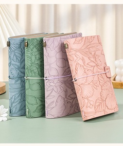 Tùy chỉnh retro cổ điển 3D Điêu khắc <span class=keywords><strong>PU</strong></span> da A6 máy tính xách tay yên khâu sáng tạo du lịch Tạp Chí notepad Retro Logo - Product Image 6