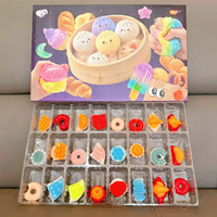 Coffret Cadeau de Noël 24 Pièces : Calendrier de l'Avent avec Jouets Squishy Anti-Stress à Presser pour Enfants et Fêtes