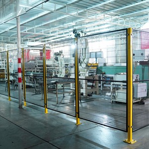 Vallas enmarcadas de seguridad para máquinas básicas y fuertes <span class=keywords><strong>METALTEC</strong></span> 6 'de altura Montaje rápido - Product Image 2