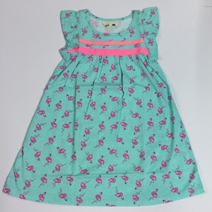 Robe d'été en coton pour petites filles, tenue décontractée sans manches, avec motifs imprimés, - Product Image 1