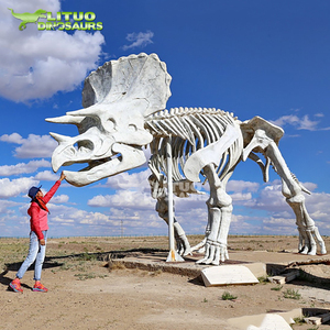 Khủng long công viên cuộc sống Kích thước Triceratops Mô Hình Bộ Xương - Product Image 1
