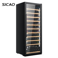 SICAO luxe meubles décoration vin refroidisseur réfrigérateur intégré compresseur réfrigérateur pour cave à vin 5-20C ° Collection
