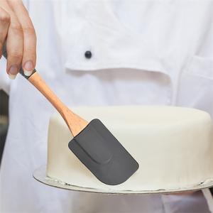 ชุดอุปกรณ์ทำขนม6ชิ้น,ไม้บีช & ซิลิโคนสำหรับทำอาหาร/ขนมพาย/ไม้พาย/ช้อน/ไข่ปัด/แปรงน้ำมัน - Product Image 3