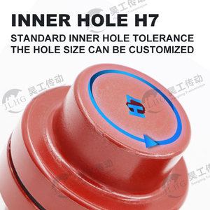 Высококачественная гибкая муфта NM-97 NM-112 NM-128 NM, оранжево-черная, бренд HAOGONG, конструкция типа «крюк/паук», гарантия 1 год - Product Image 5