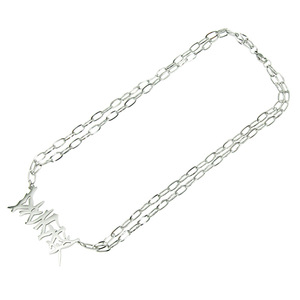 Hip Hop Hipster Collarbone <b>Chain</b>, Retro Letter <b>Titanium</b> Steel Splicing Necklace Neck <b>Chain</b> Tanjing Fashion Lijing Necklace - Product Image 5