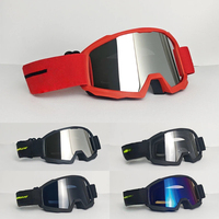 Lunettes de moto tout-terrain personnalisées en gros avec sangles réglables, protection UV et anti-buée, lunettes de ski tout-terrain pour moto