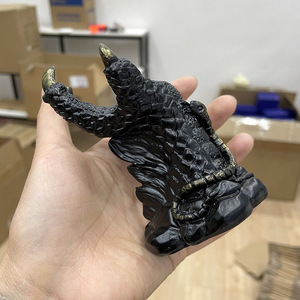 Support de Présentation en Résine Faite à la Main pour Boule de Cristal en Forme de Griffe de <span class=keywords><strong>Dragon</strong></span>, Socle de Figurine de Bureau, Ornements - Product Image 3