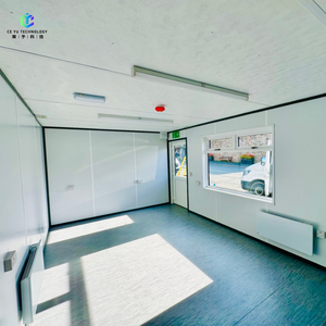 Maison conteneur modulaire préfabriquée sur mesure <span class=keywords><strong>de</strong></span> 20 et 40 pieds, espace <span class=keywords><strong>de</strong></span> vie compact avec panneau sandwich mural en verre pour <span class=keywords><strong>site</strong></span> <span class=keywords><strong>de</strong></span> camping - Product Image 6