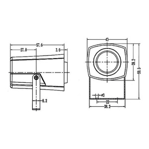 Alarma de Marcha Atrás Unidireccional de 12 V CC, 24 V CC, 120 dB <span class=keywords><strong>para</strong></span> Advertencia de Reversa - Product Image 5