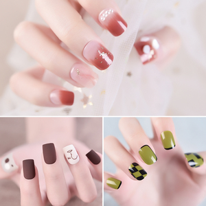 Juego de 24 Uñas Postizas Francesas con Pegamento, Uñas Acrílicas de Cobertura Completa, Uñas Artificiales Reutilizables, Uñas Falsas para Manicura Diaria DIY - Product Image 4