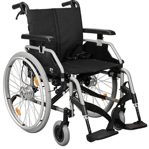 Silla de ruedas portátil ligera de aluminio para niños, silla de ruedas, silla de ruedas manual de rehabilitación médica para discapacitados para niños - Product Image 1