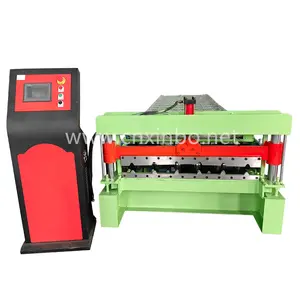 versatile corrugated roll forming roof tile manufacturing machine