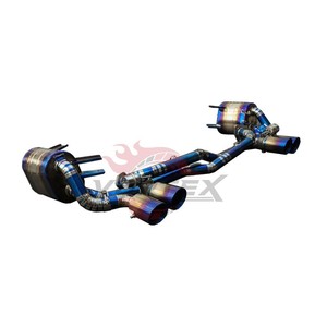 Sistema de Escape Vortex Valvetronic para Porsche 911 Carrera 997.1 997.2 2005-2012, Silenciador Catback de Titanio Ti, Catalizador, Tubo de Escape, Azul - Product Image 4