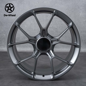 Jantes forgées DW de 18 à 24 pouces, centre verrouillable, or, jantes personnalisées pour Porsche 911 GT3 Turbo S - Product Image 1