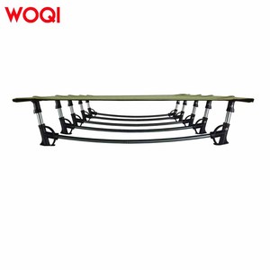 WOQI <span class=keywords><strong>Lit</strong></span> pliant portable Design moderne avec cadre en métal Compact Pratique pour les voyages en plein air Randonnée Alpinisme Camping - Product Image 2