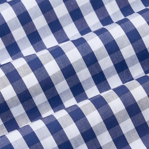 Camisas de Vestir de Manga Larga a Cuadros Azules <span class=keywords><strong>y</strong></span> Blancos para Hombre, Transpirables, Antiarrugas, para Oficina, Trabajo, <span class=keywords><strong>Traje</strong></span> Formal - Product Image 4