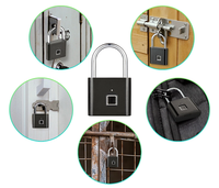 Cadenas intelligent antivol YH-G4, déverrouillage par empreinte digitale, cadenas de porte à empreinte digitale, cadenas numérique à empreinte digitale