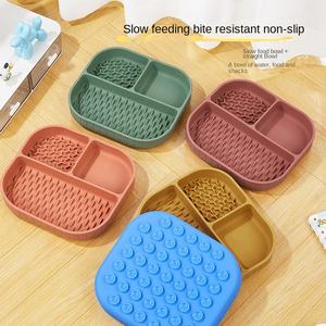 Bol à nourriture lent en silicone personnalisé, pratique et très vendu, pliable, pour l'eau et la nourriture, utilisation en extérieur pour chiens et chats - Product Image 2