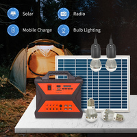 Système d'énergie solaire, batterie solaire PWM 7000mAh, batterie au plomb-acide, panneaux solaires, lanterne de camping, chargeur de téléphone, onduleur, utilisation domestique