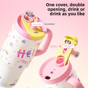 Termo de Acero Inoxidable Xile para Niñas, Estudiantes, Diseño Moderno y Atractivo, Ideal para la Escuela - Product Image 3